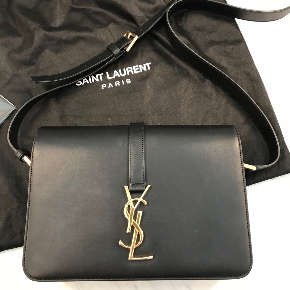 YSL Monogram Medium Satchel Bag